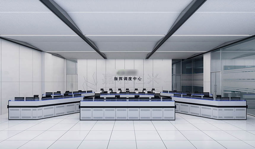 根据人体工程学设计的控制台